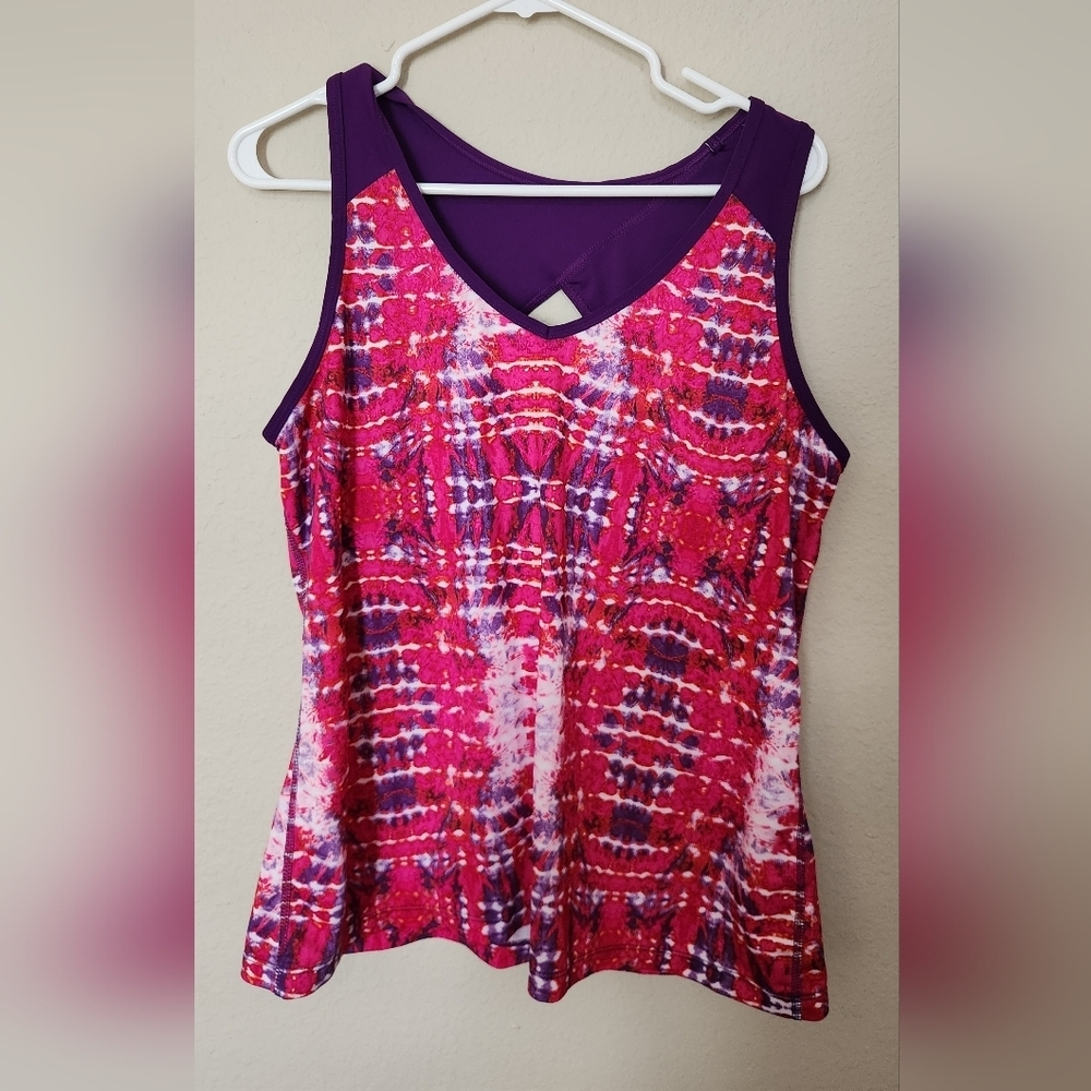 Xersion Multicolor Athletic Tank Top Size XL
